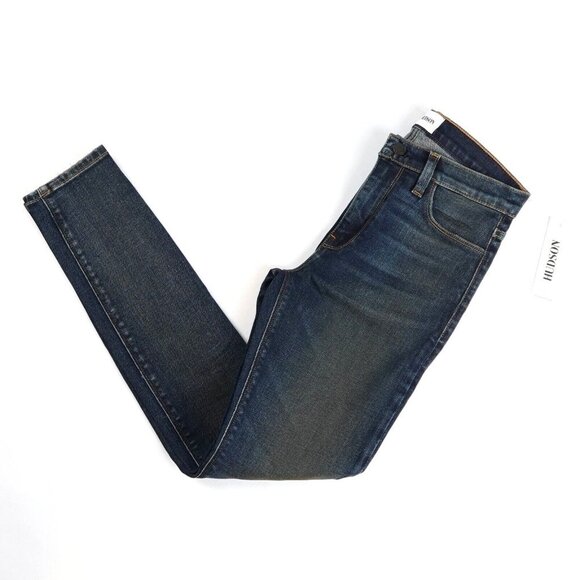Hudson Mid Rise Dark Wash Skinny Jeans - 26 - NWT - Picture 1 of 8